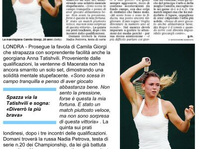 New Haven, continua la marcia di Camila: battuta la Muguruza, in semifinale sfiderà la Rybarikova